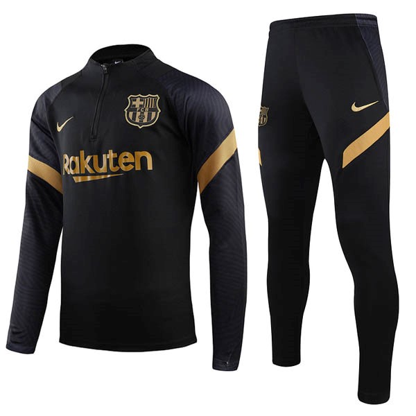 Chandal Barcelona 2020-21 Negro Amarillo